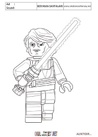 lego-starwars boyama sayfaları
